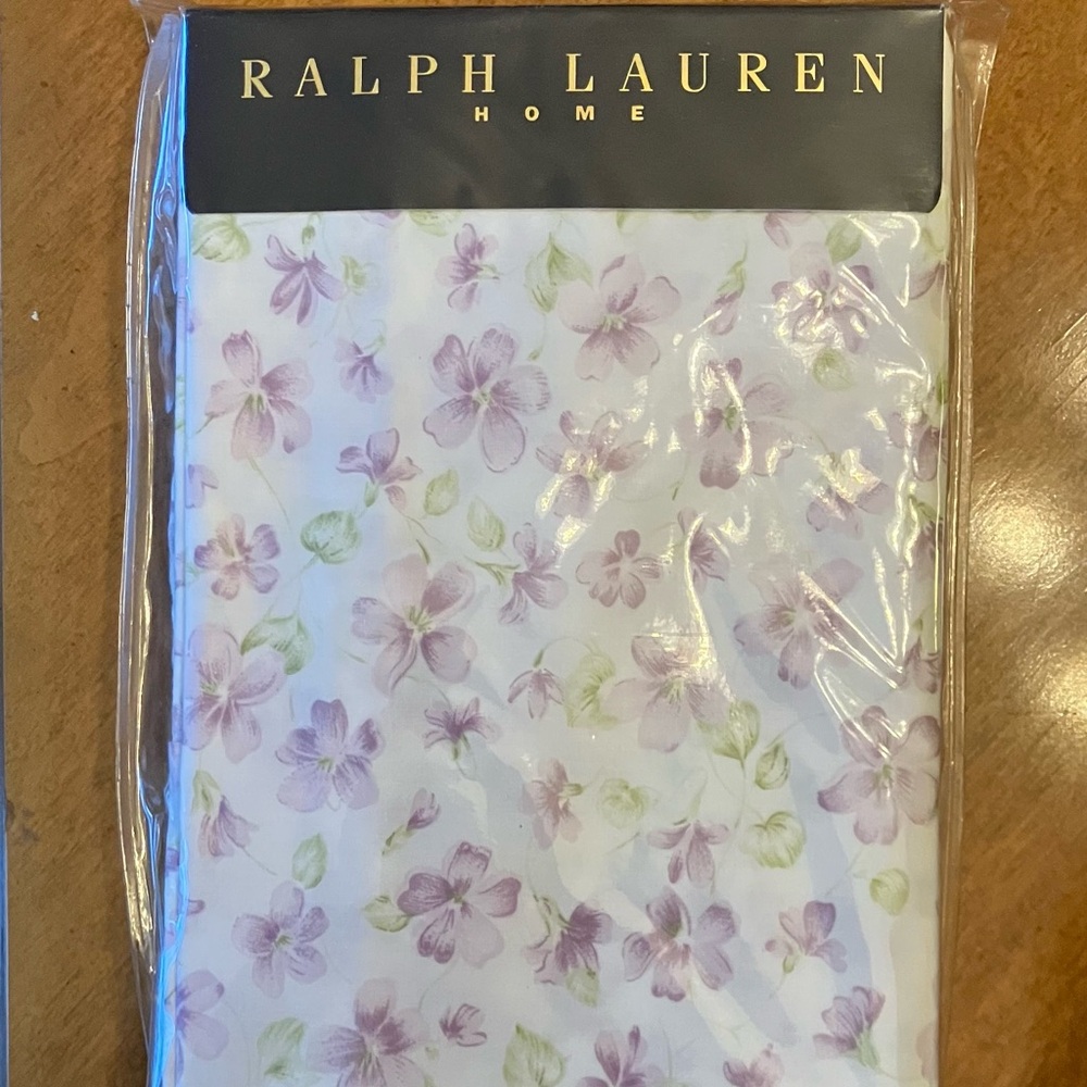 NWT Ralph Lauren Home VTG “Emilie”Lavender Floral King Pillowcases